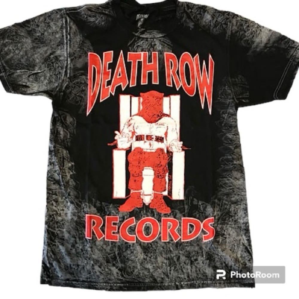 Vintage Vtg Tie Dye Death Row Records Tee Shirt Size Small Tupac Suge Snoop